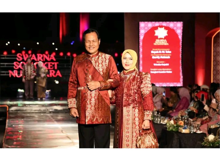 Songket Muara Enim Tampil di Ajang SSN 2025 di Saksikan Ibu Wapres RI