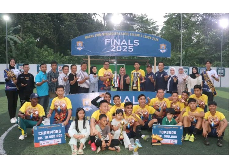 Jaring Bibit Atlet Potensial, Wakil Bupati Apresiasi Muara Enim Minisoccer League 2025