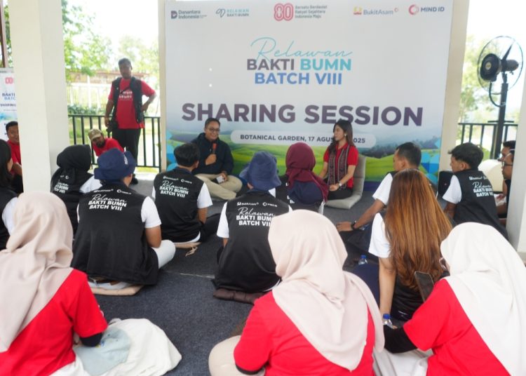 Bukit Asam dan Relawan Bakti BUMN Kobarkan Semangat Bangun Negeri di HUT RI ke-80