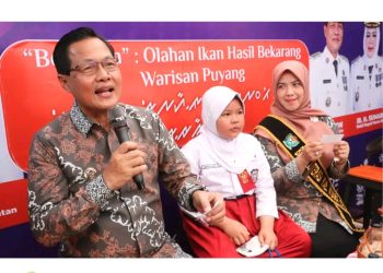 Heni Pertiwi Edison Resmi Dikukuhkan Sebagai Bunda Literasi Muara Enim