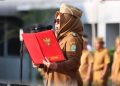 Wabup Muara Enim Pimpin Apel Bulanan, Apresiasi 38 Tahun Pengabdian Harson Sunardi selaku Kepala BKPSDM