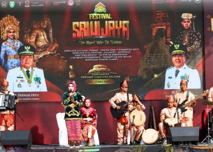 Kebudayaan Serasan Sekundang Muara Enim menggema di Festival Sriwijaya 2026
